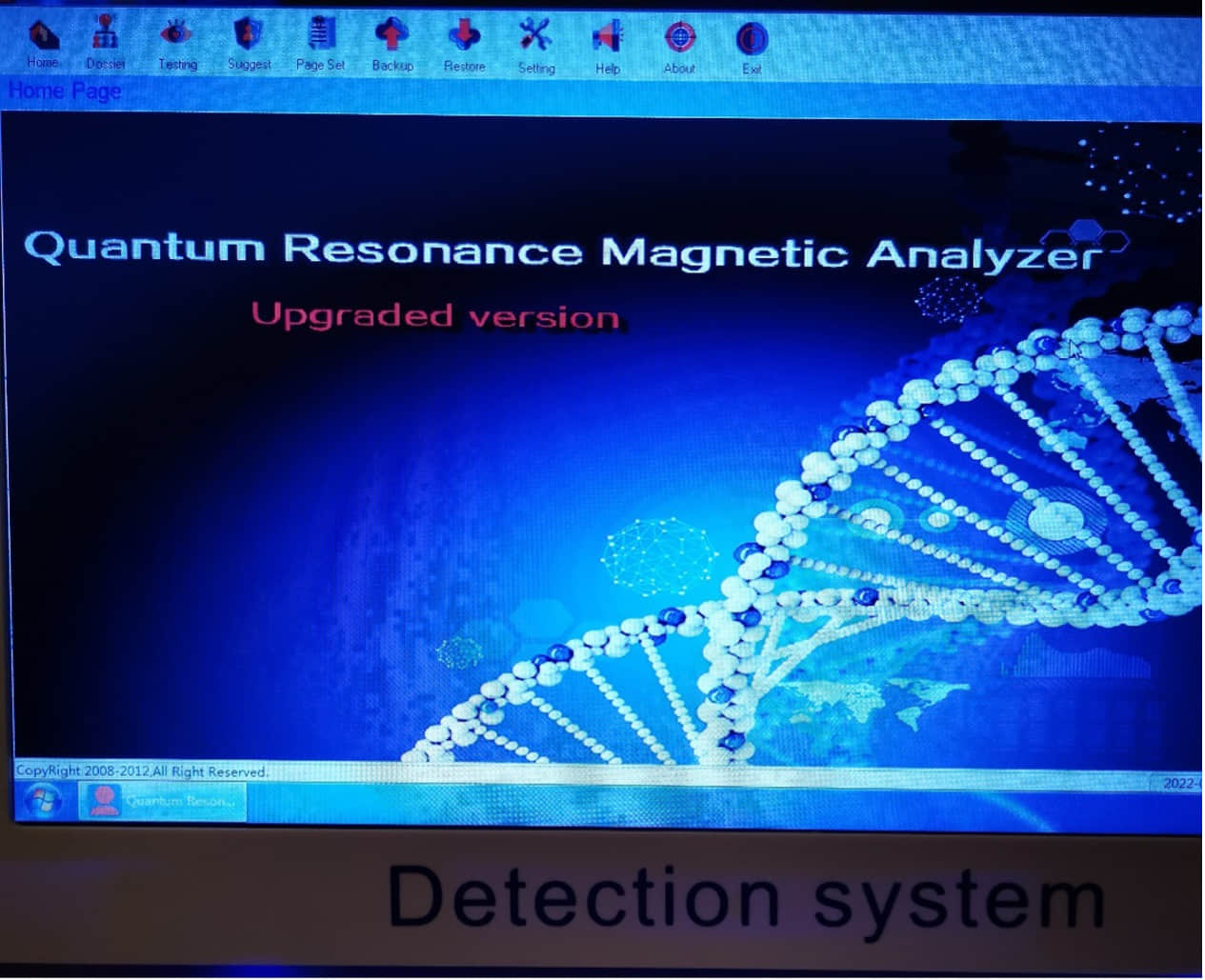 Auantum Resonance Magnetic Analyzer